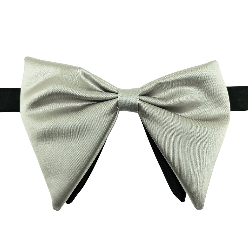 Grey Pre-Tied Bow Tie for Men