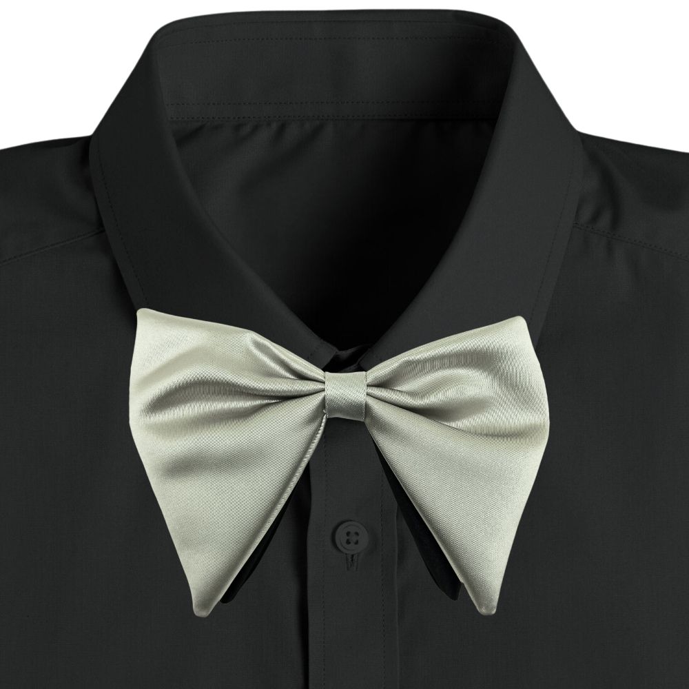 Grey Pre-Tied Bow Tie for Men