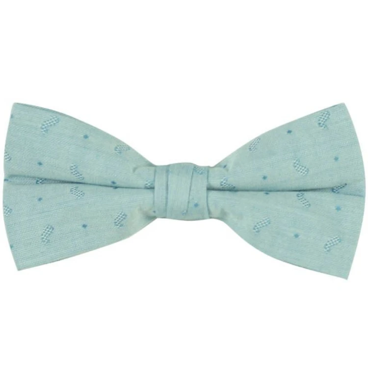 Blue Classic Pre-Tied Bow Tie for Men
