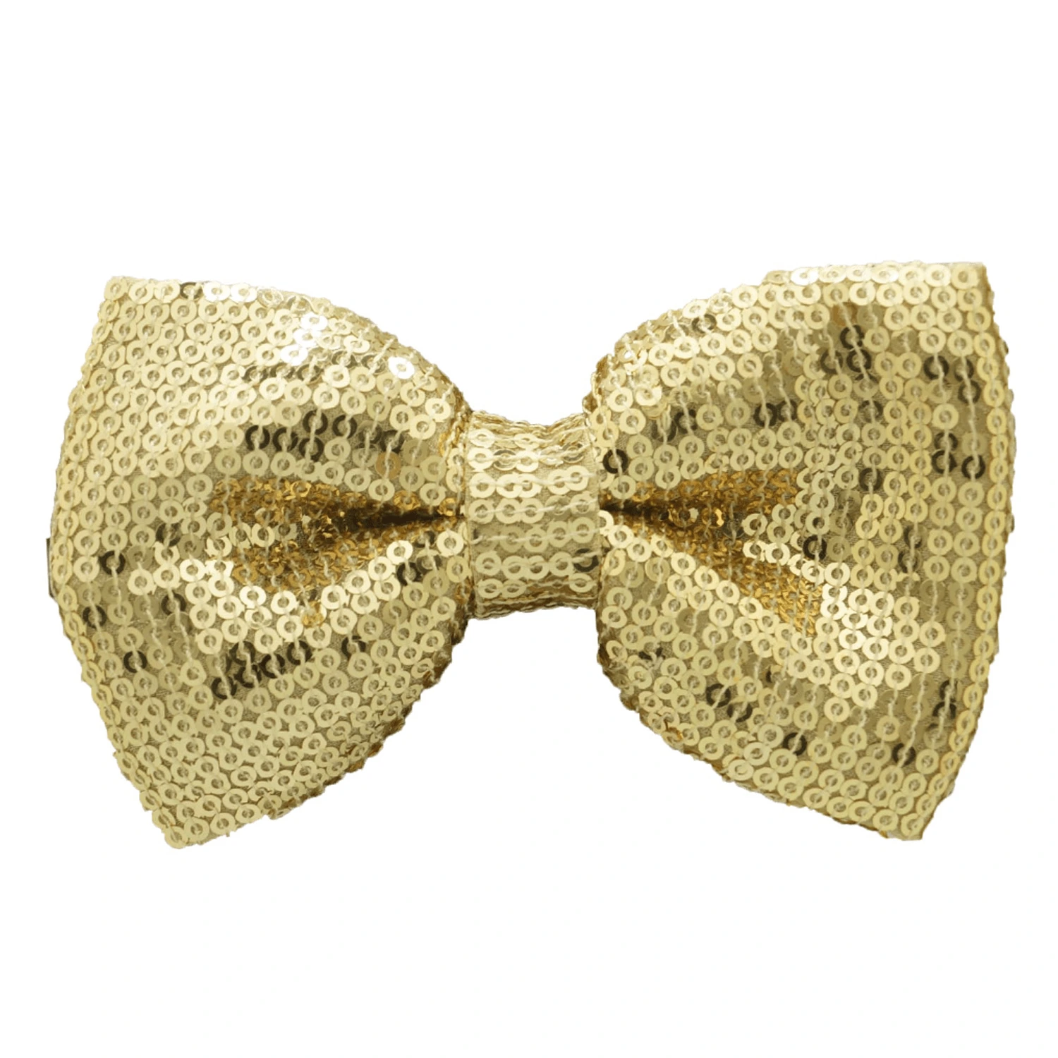 Gold Classic Sequins Pre-Tied Bow Tie for Men
