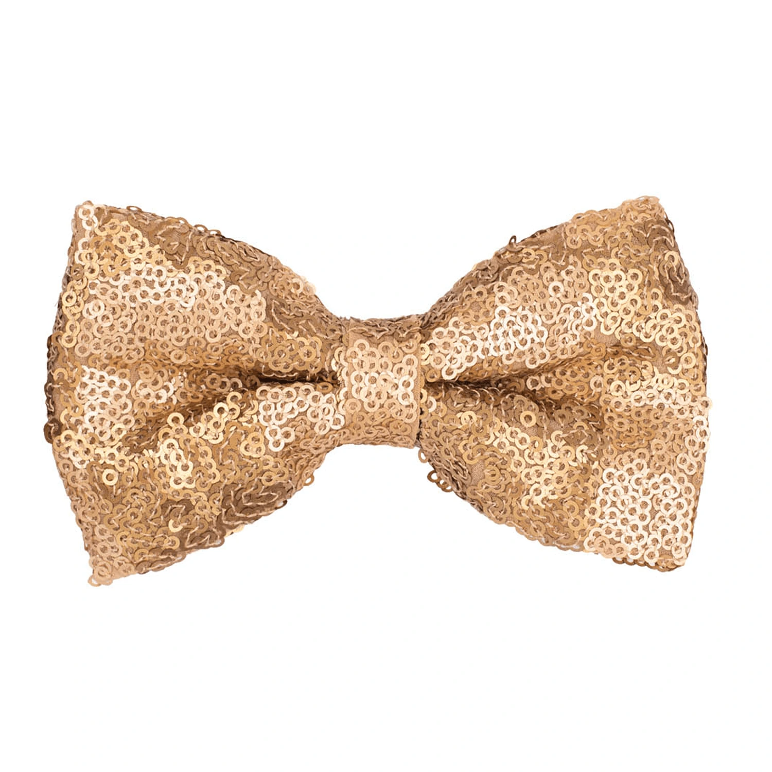 Gold Classic Sequins Pre-Tied Bow Tie for Men