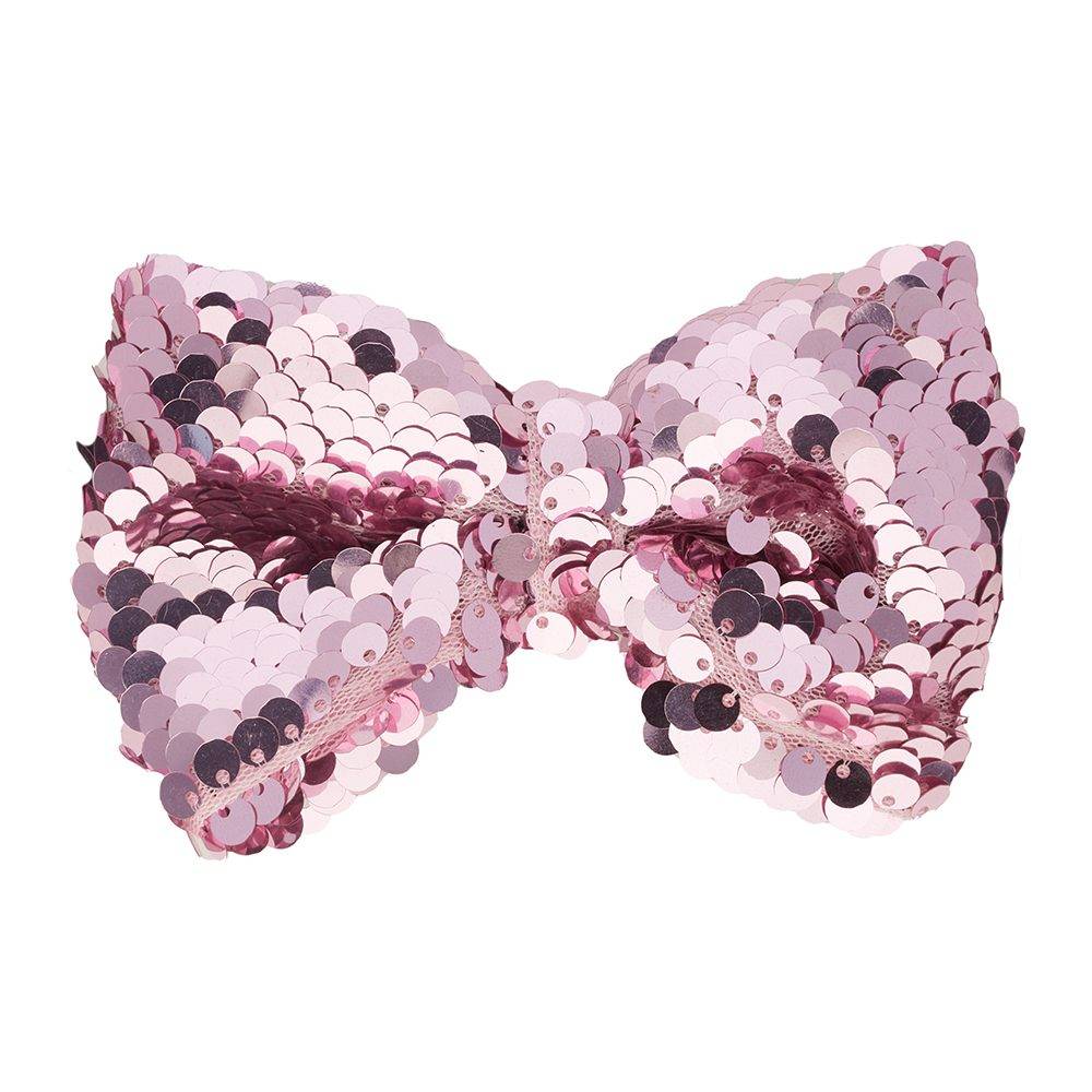 Pink Classic Sequins Pre-Tied Bow Tie for Men