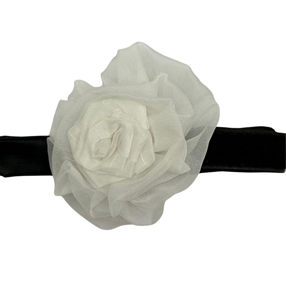 White Pre-Tied Bow Tie for Men