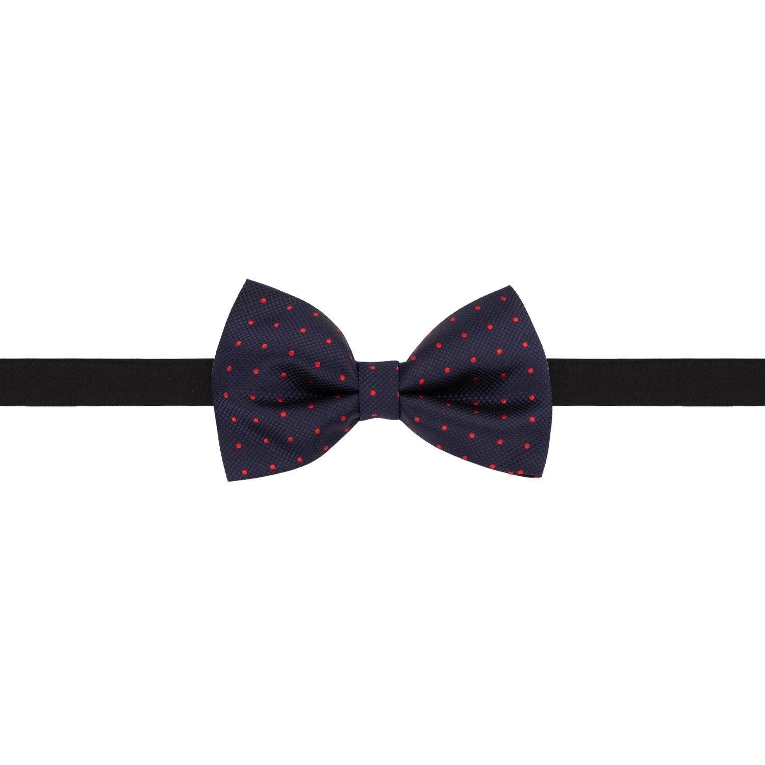 Blue Polka Dot Pre-Tied Bow Tie for Men