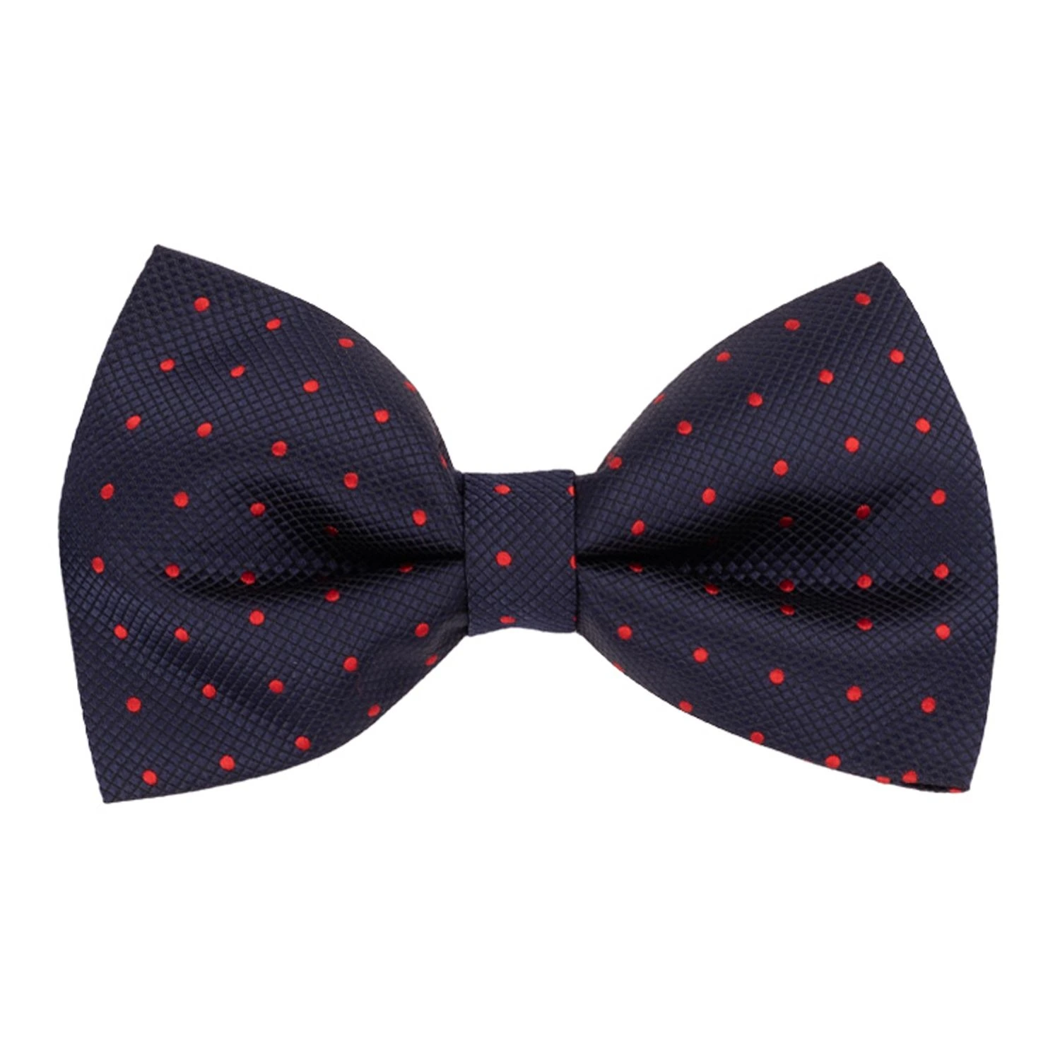 Blue Polka Dot Pre-Tied Bow Tie for Men