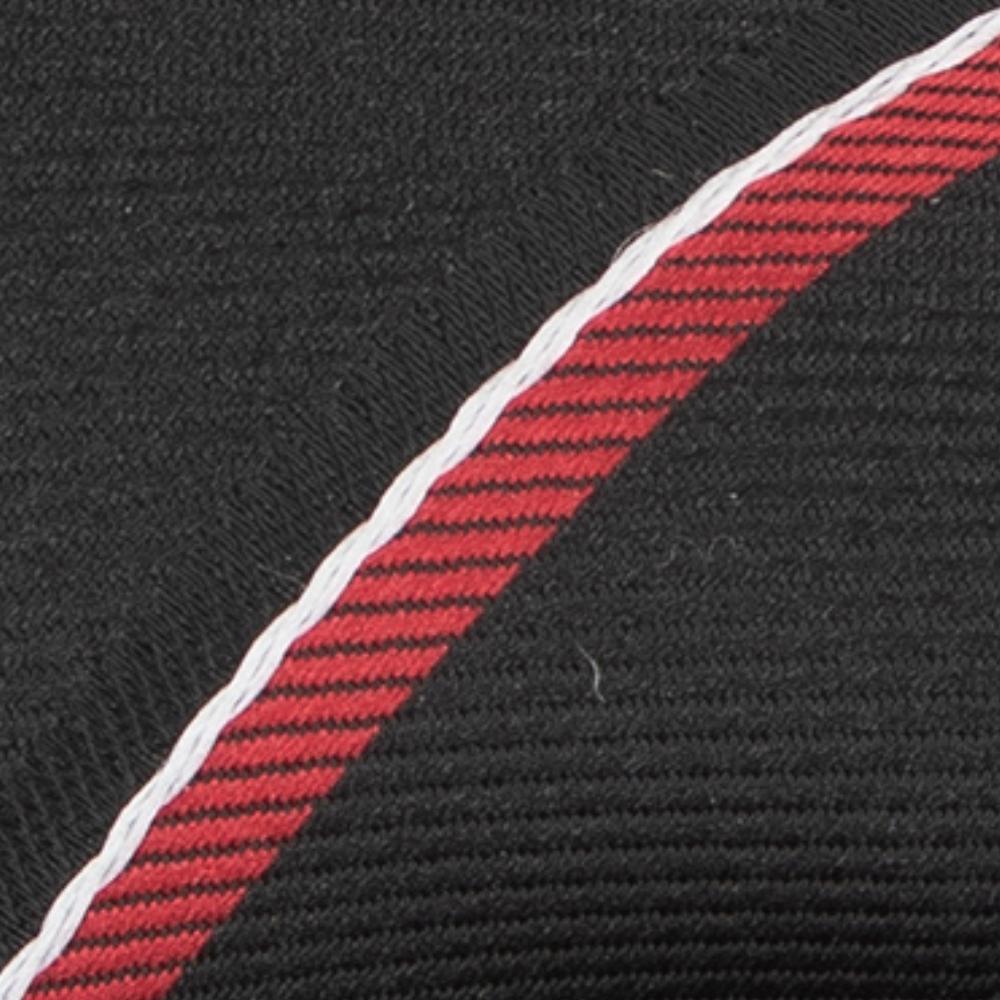Black Striped Pre-Tied Bow Tie for Men