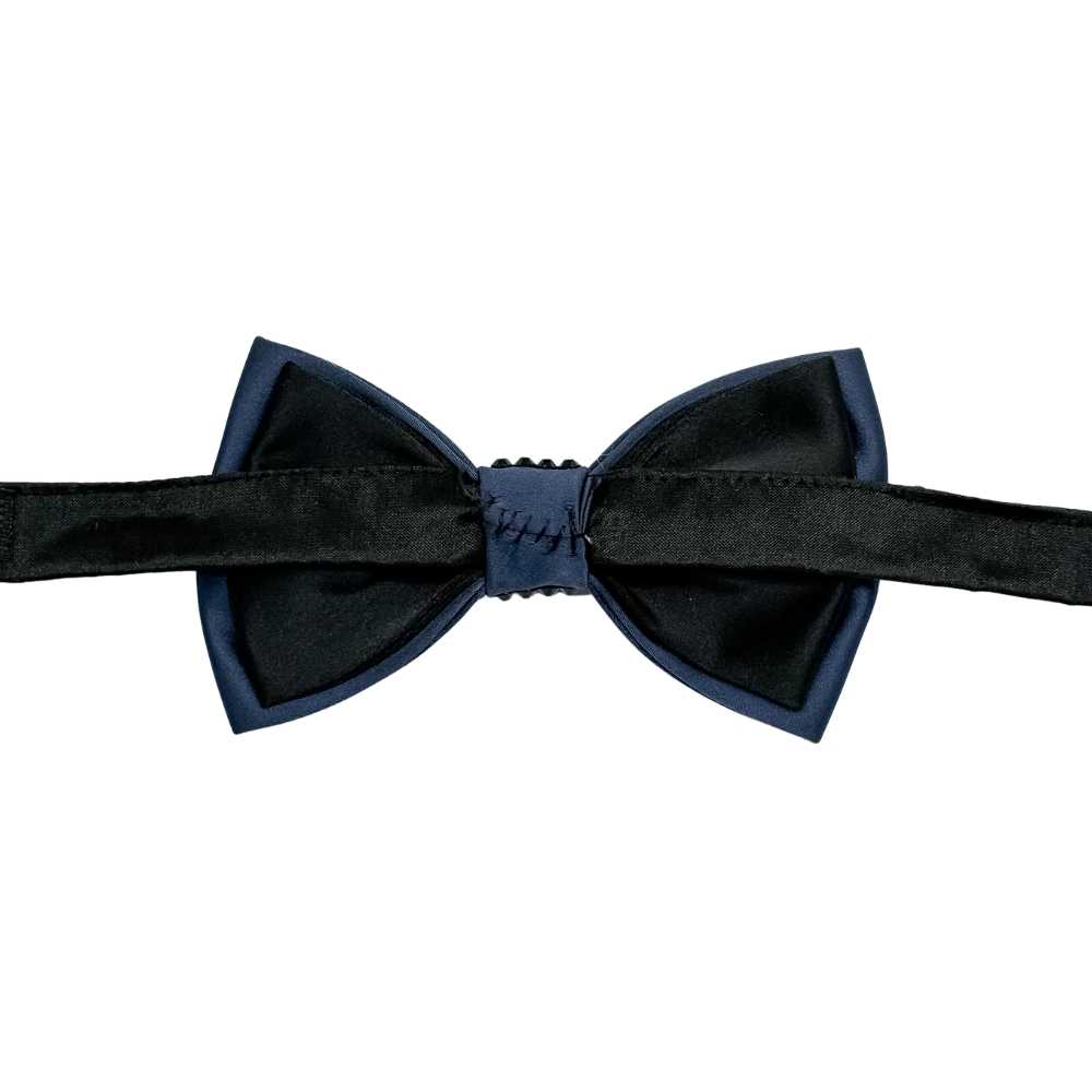 Blue Classic Pre-Tied Bow Tie for Men