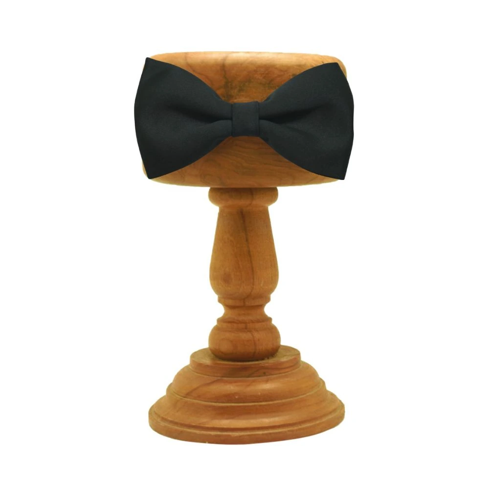 Black Pre-Tied Bow Tie for Men