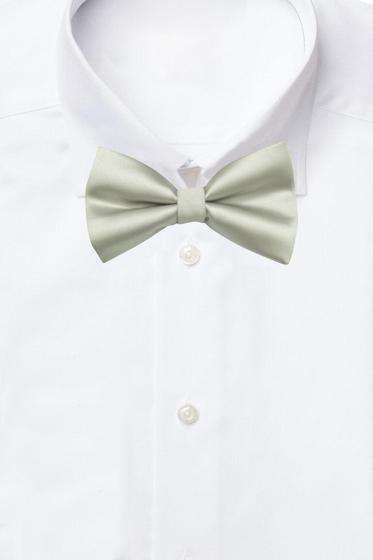 Grey Pre-Tied Bow Tie for Men