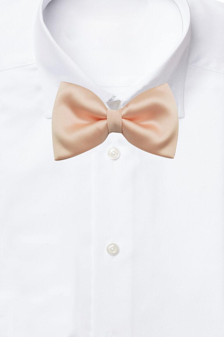 Peach Pre-Tied Bow Tie for Men