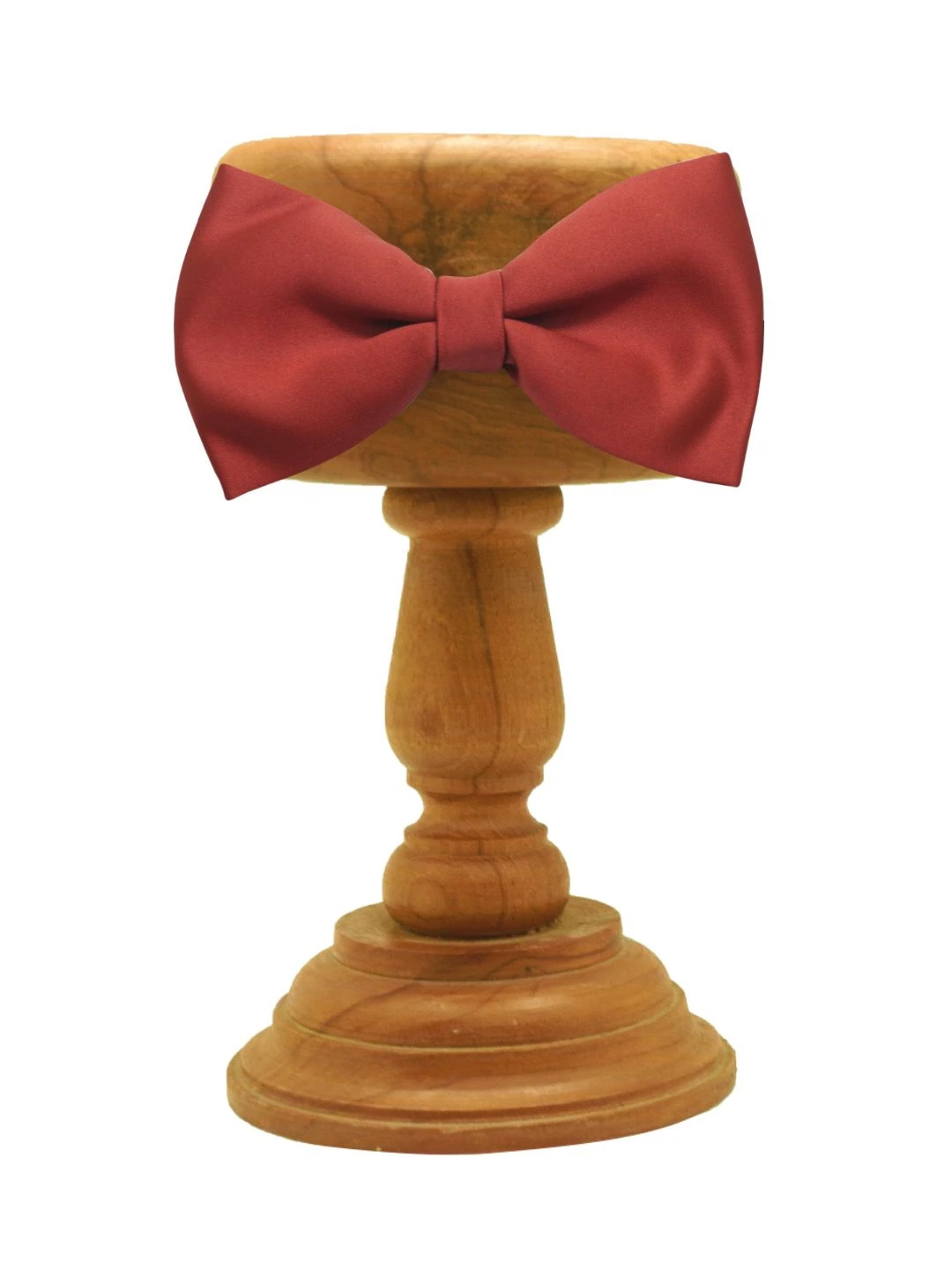 Burgundy Pre-Tied Bow Tie for Men