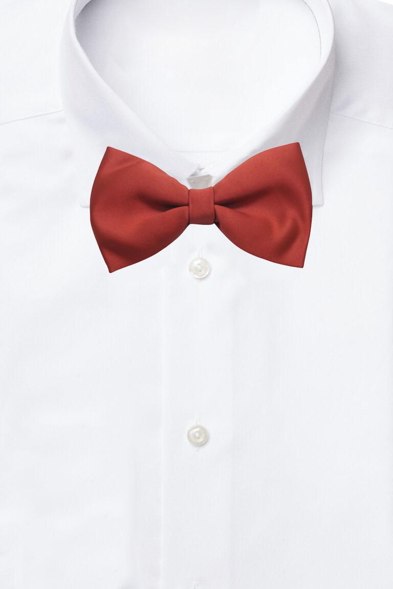 Burgundy Pre-Tied Bow Tie for Men