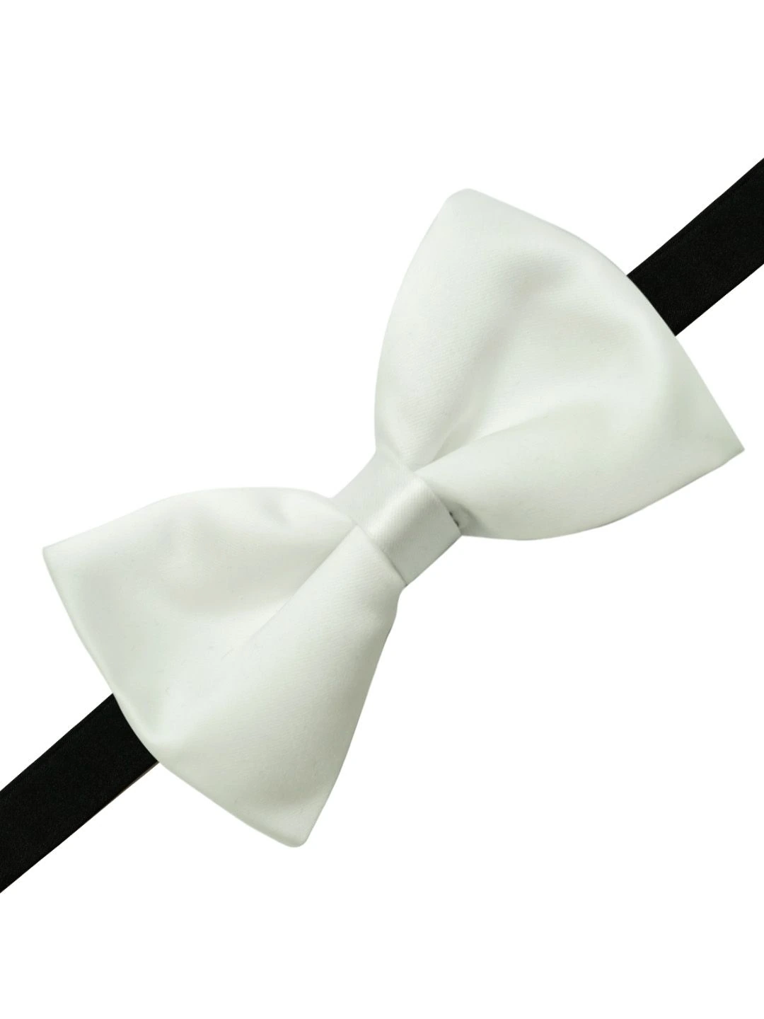White Pre-Tied Bow Tie for Men