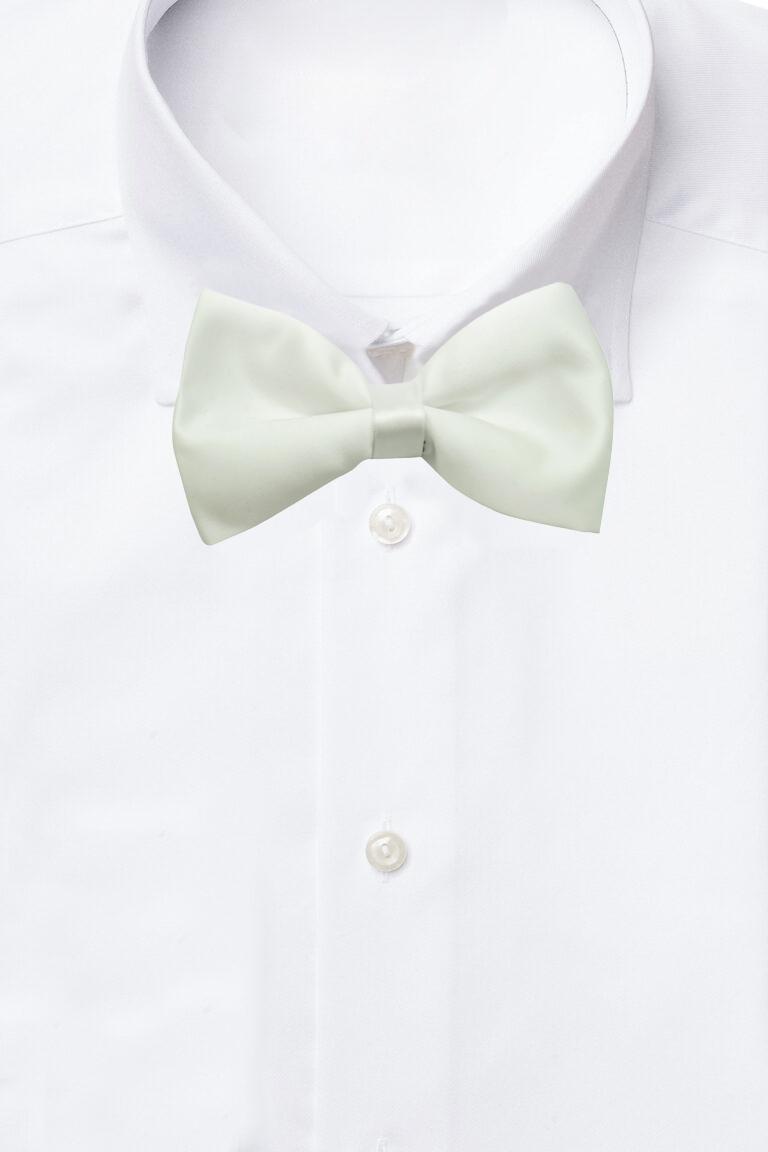 White Pre-Tied Bow Tie for Men
