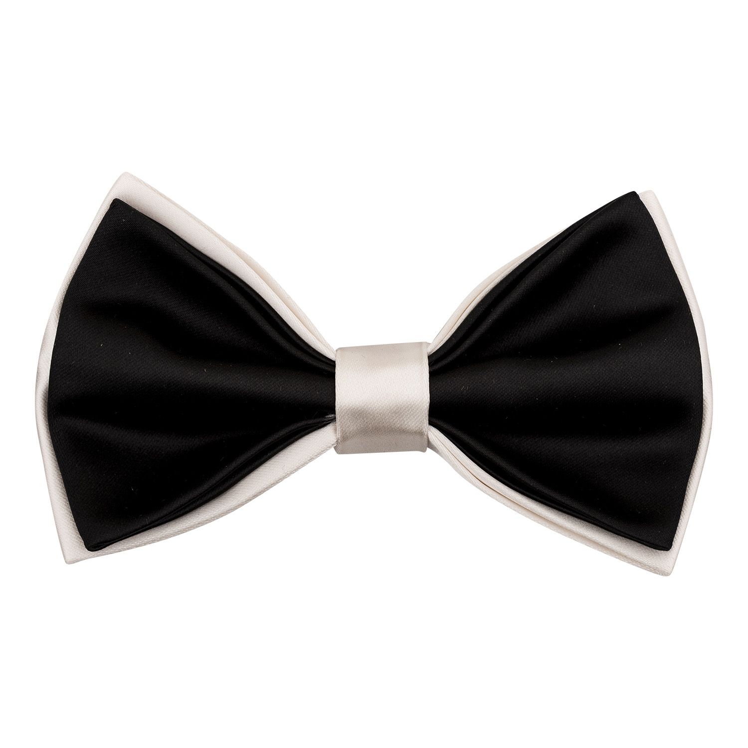 Black Pre-Tied Bow Tie for Men
