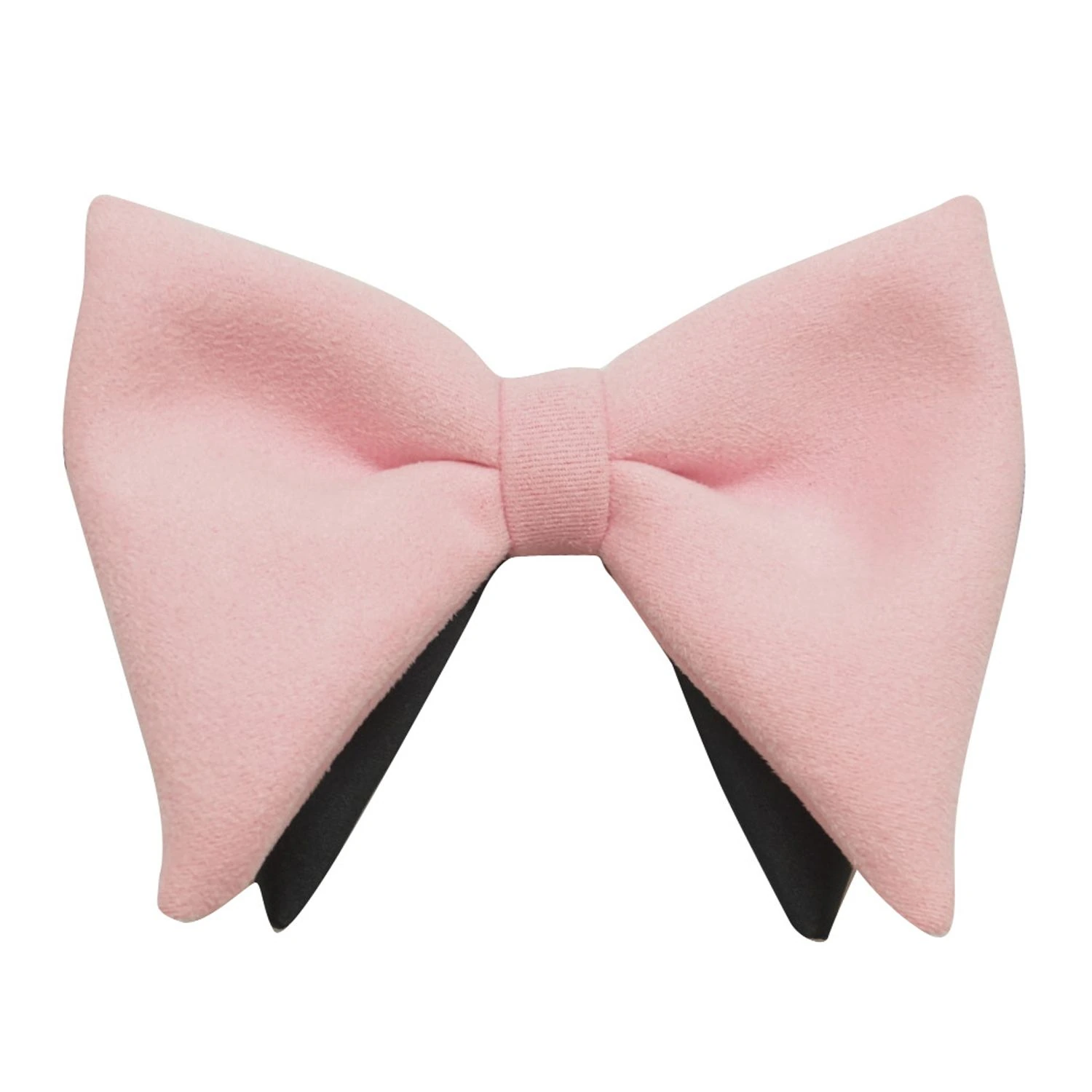 Pink Suede Pre-Tied Bow Tie for Men