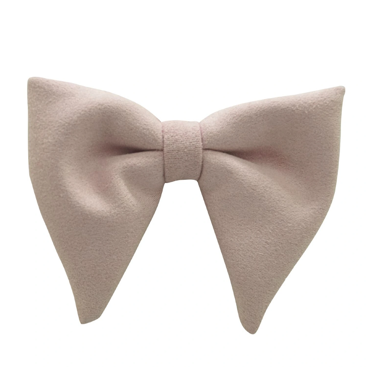 Pink Suede Pre-Tied Bow Tie for Men