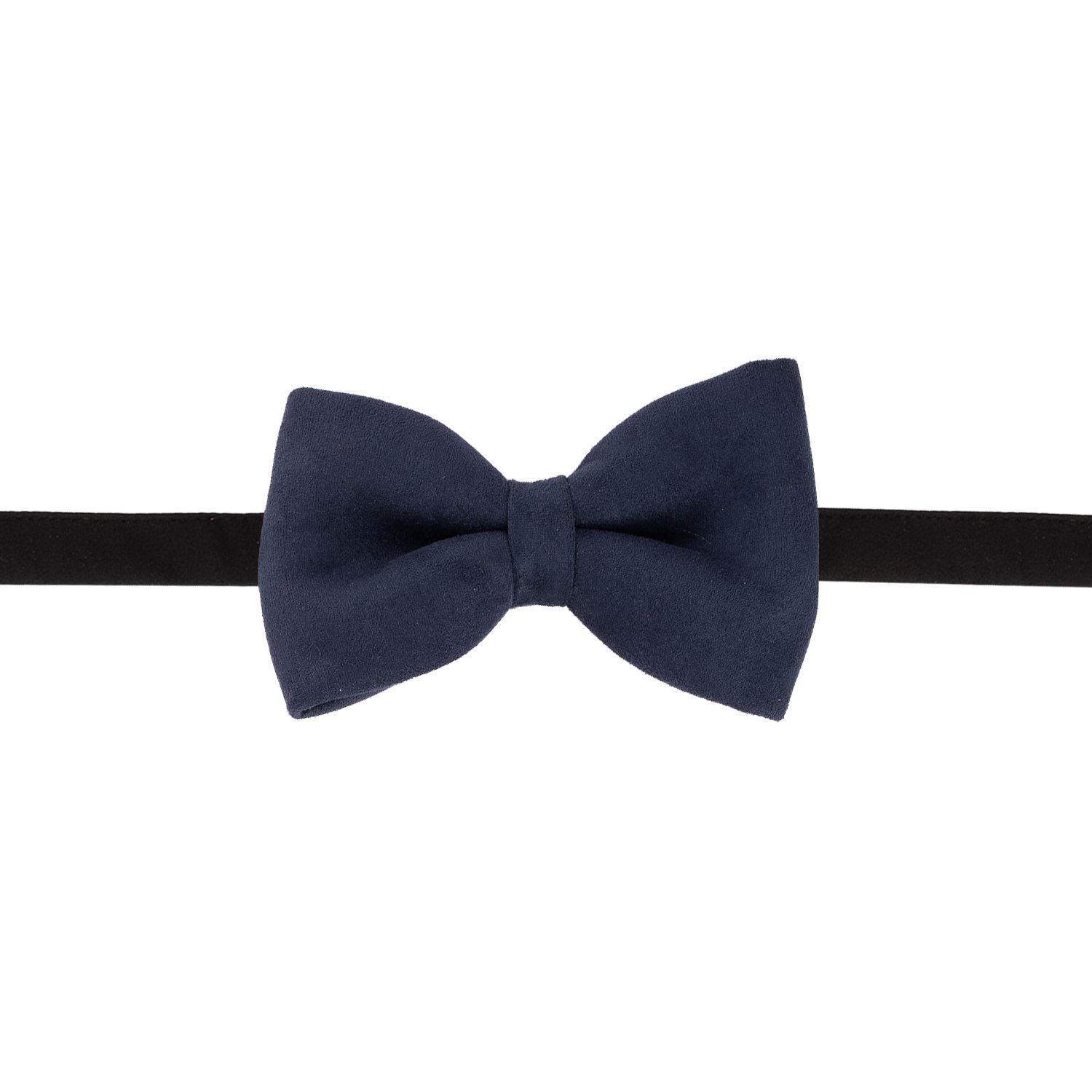 Blue Suede Pre-Tied Bow Tie for Men