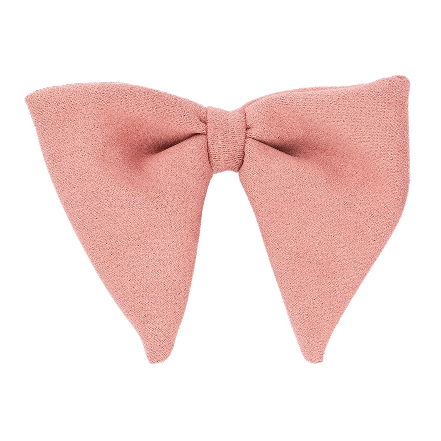 Pink Suede Pre-Tied Bow Tie for Men