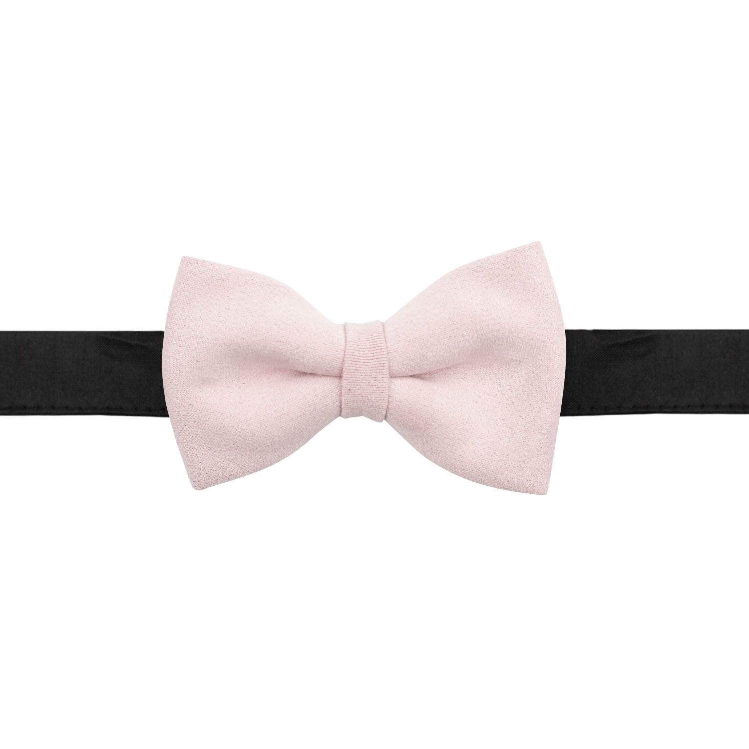 Pink Suede Pre-Tied Bow Tie for Men