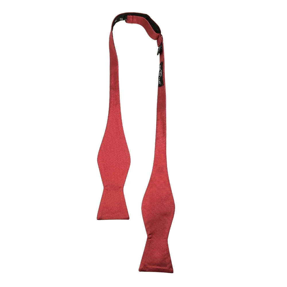 Red Self-Tie Bow Tie for Men