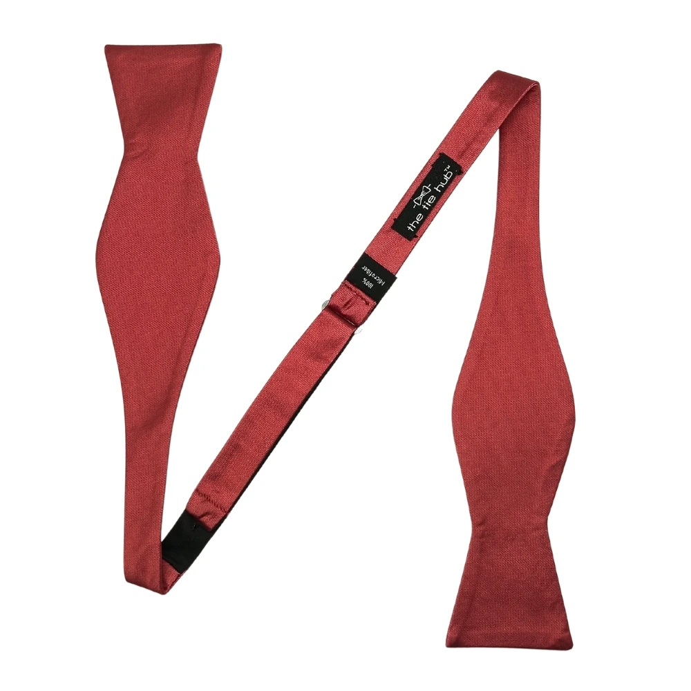 Red Self-Tie Bow Tie for Men