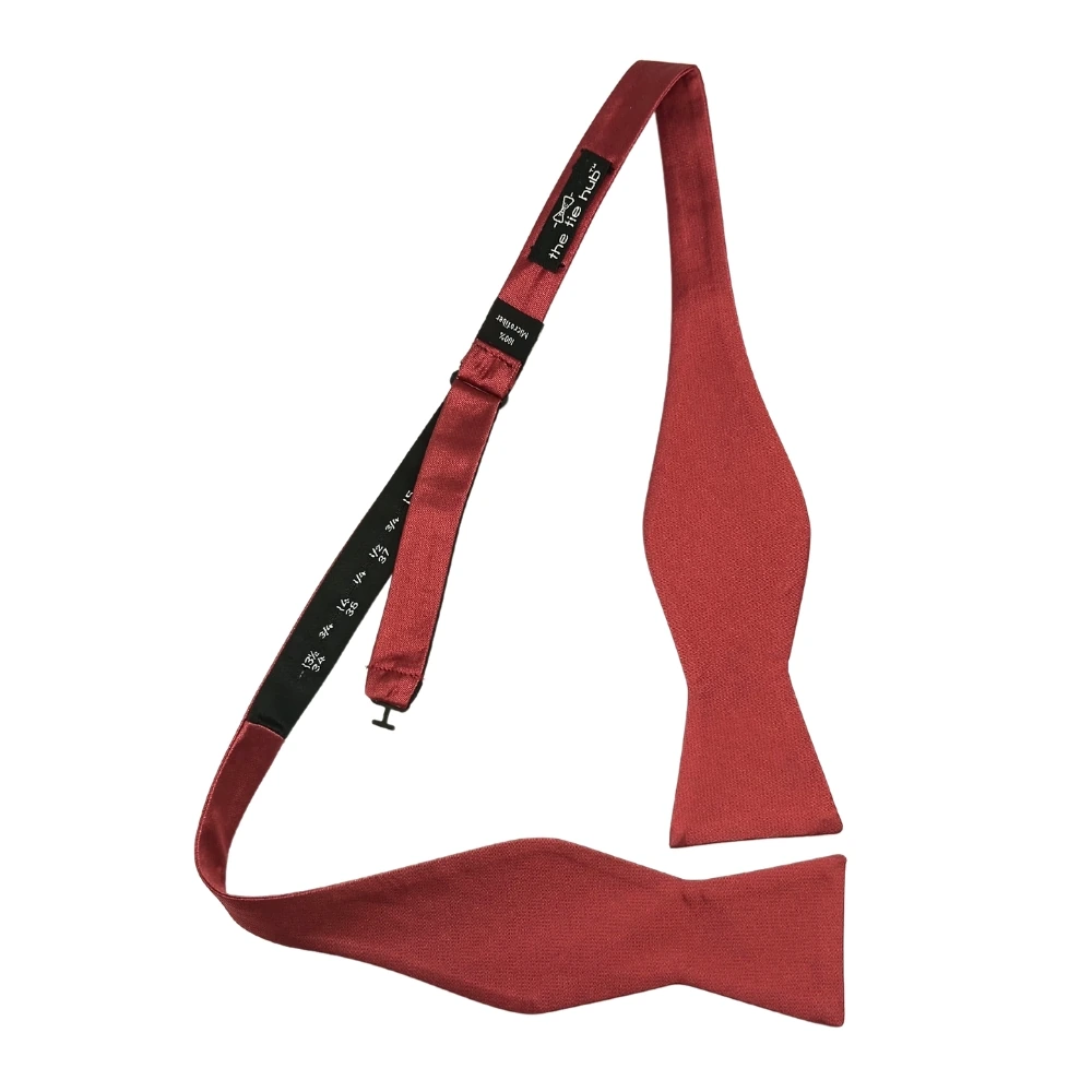 Red Self-Tie Bow Tie for Men