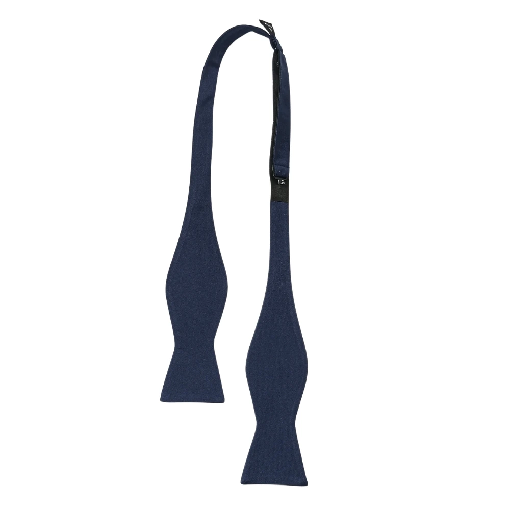 Navy Blue Self-Tie Bow Tie for Men