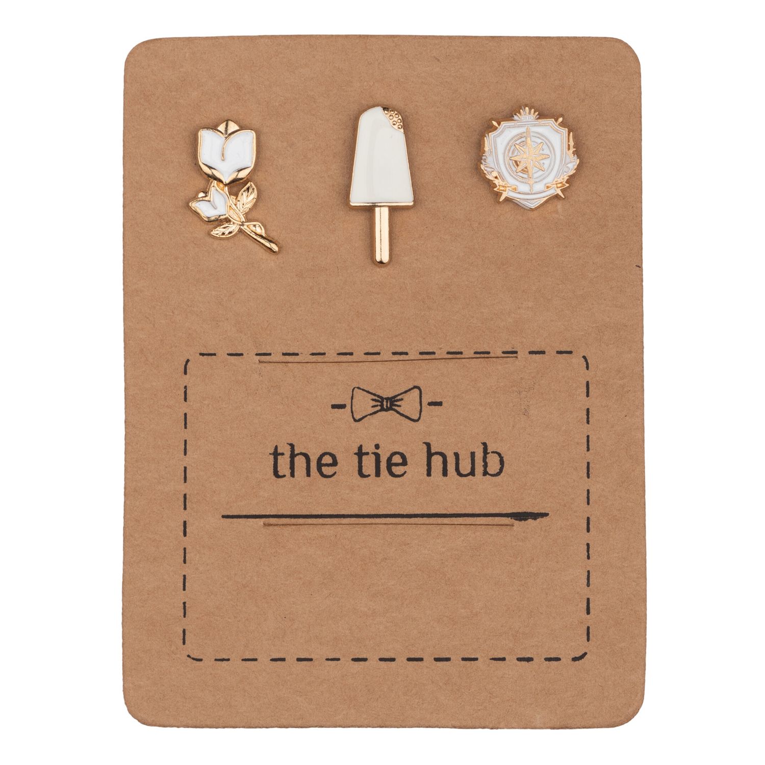 3 Piece Brooch (Set of 3) for Men