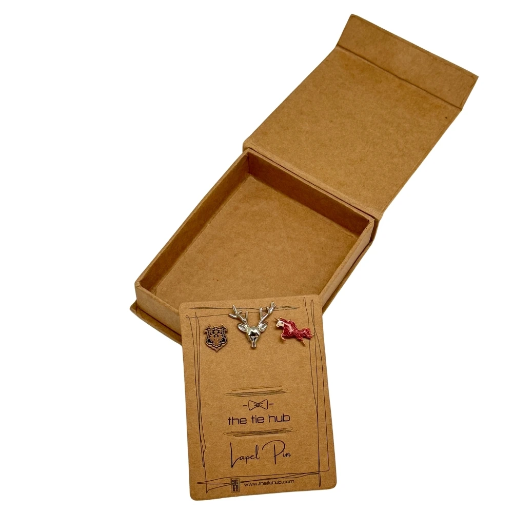 Silver Lapel Pin Combo Set for Men