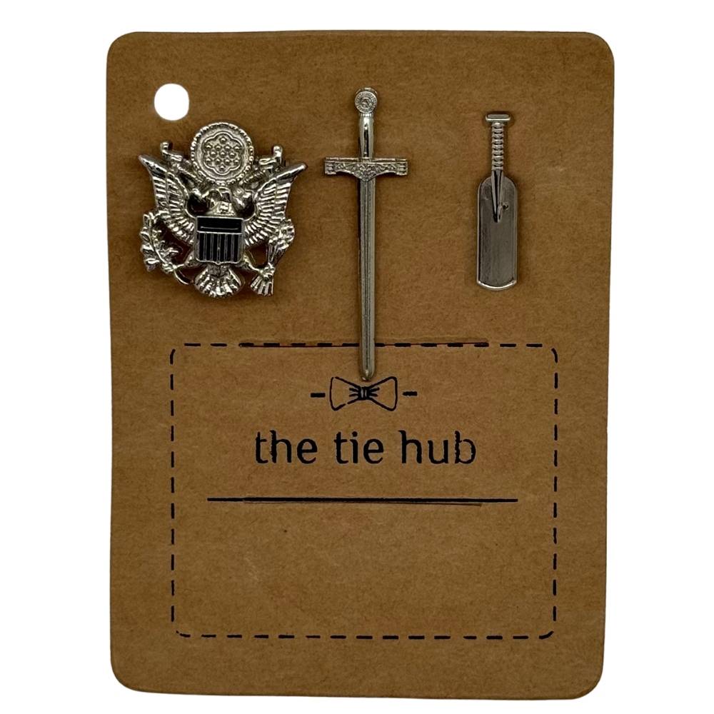 3 Piece Brooch (Set of 3) for Men