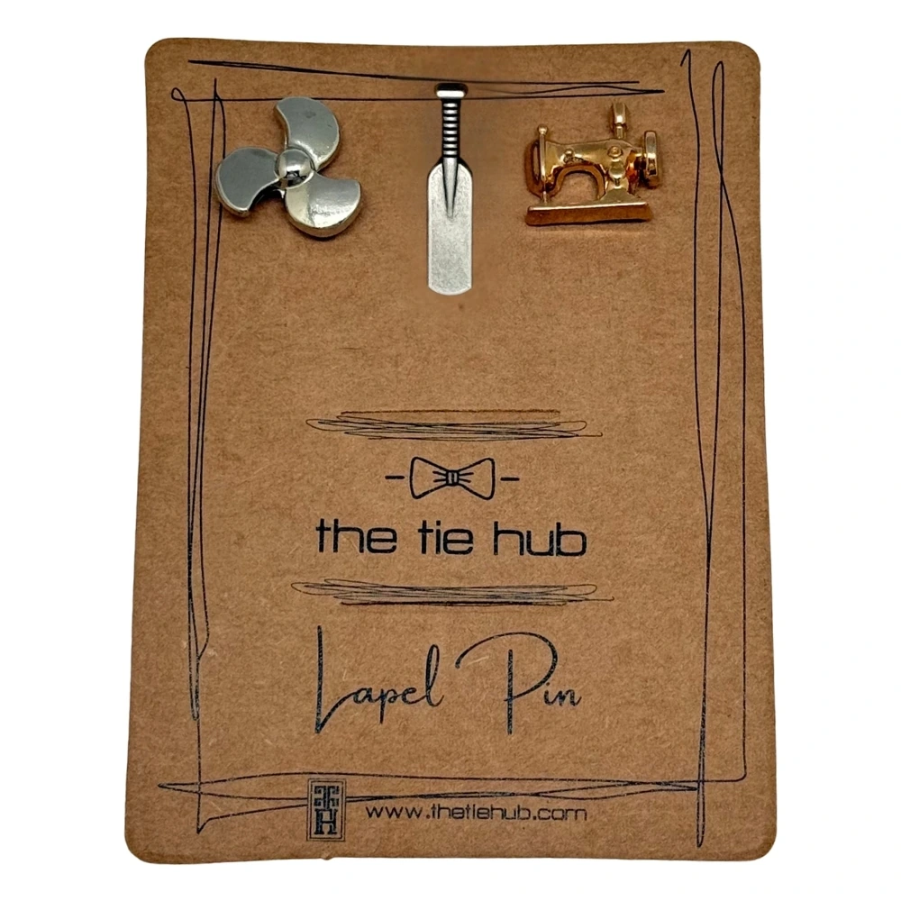 Silver Lapel Pin Combo Set for Men