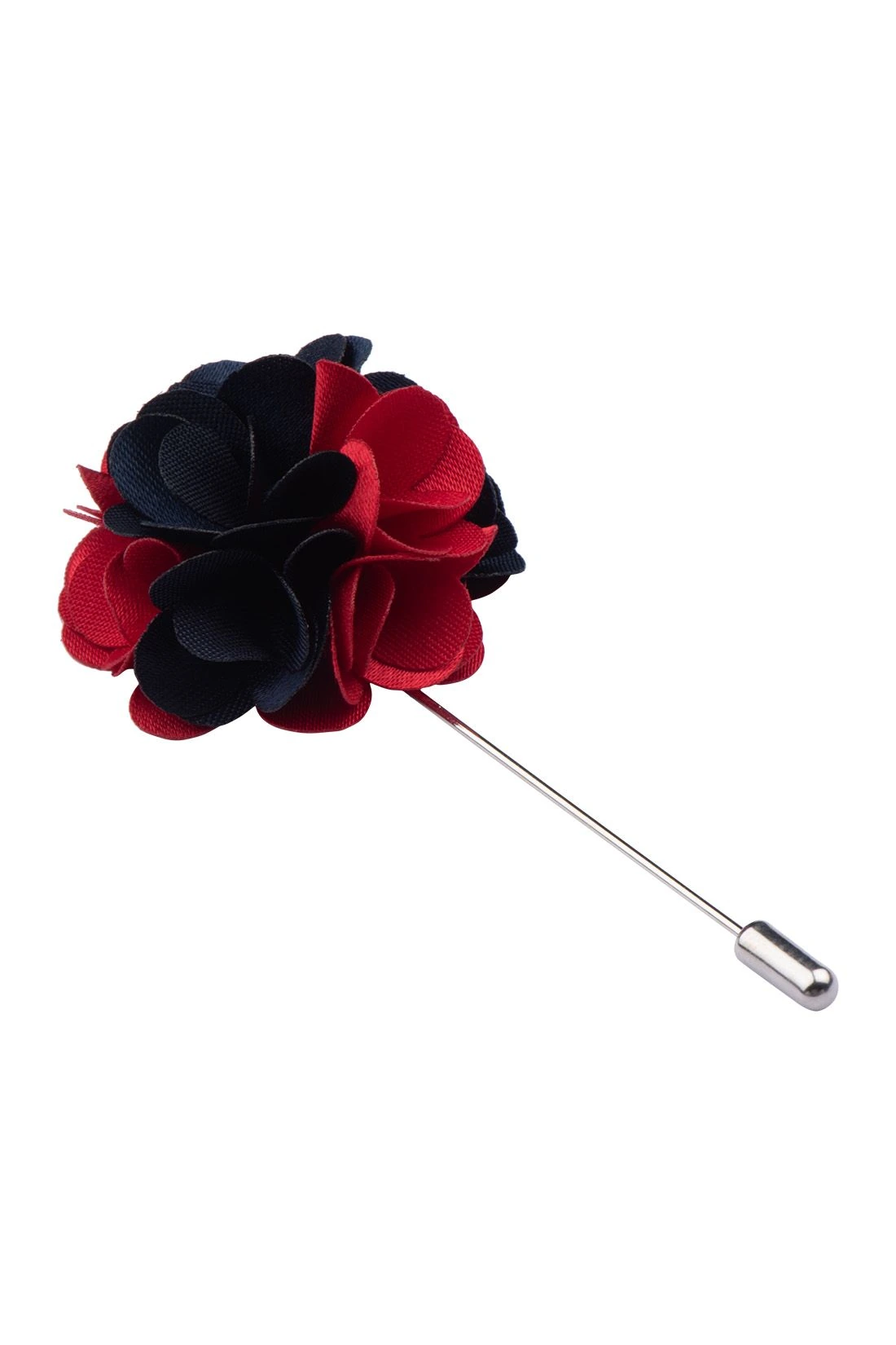 Marigold Blue and Red Lapel Pin for Men