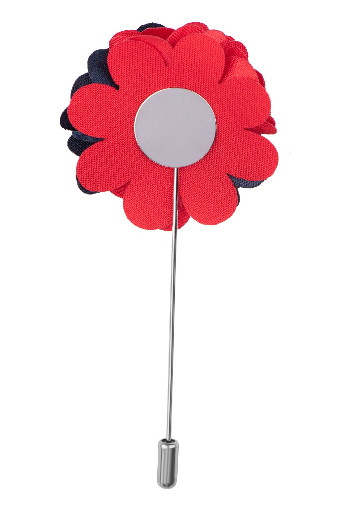 Marigold Blue and Red Lapel Pin for Men