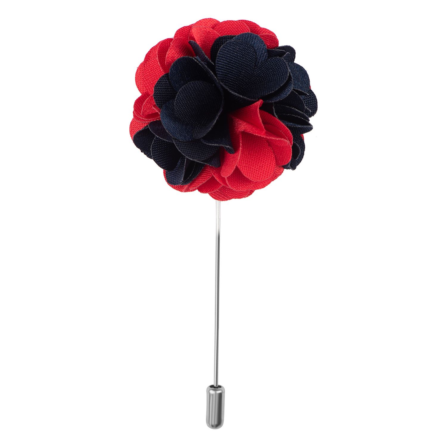 Marigold Blue and Red Lapel Pin for Men