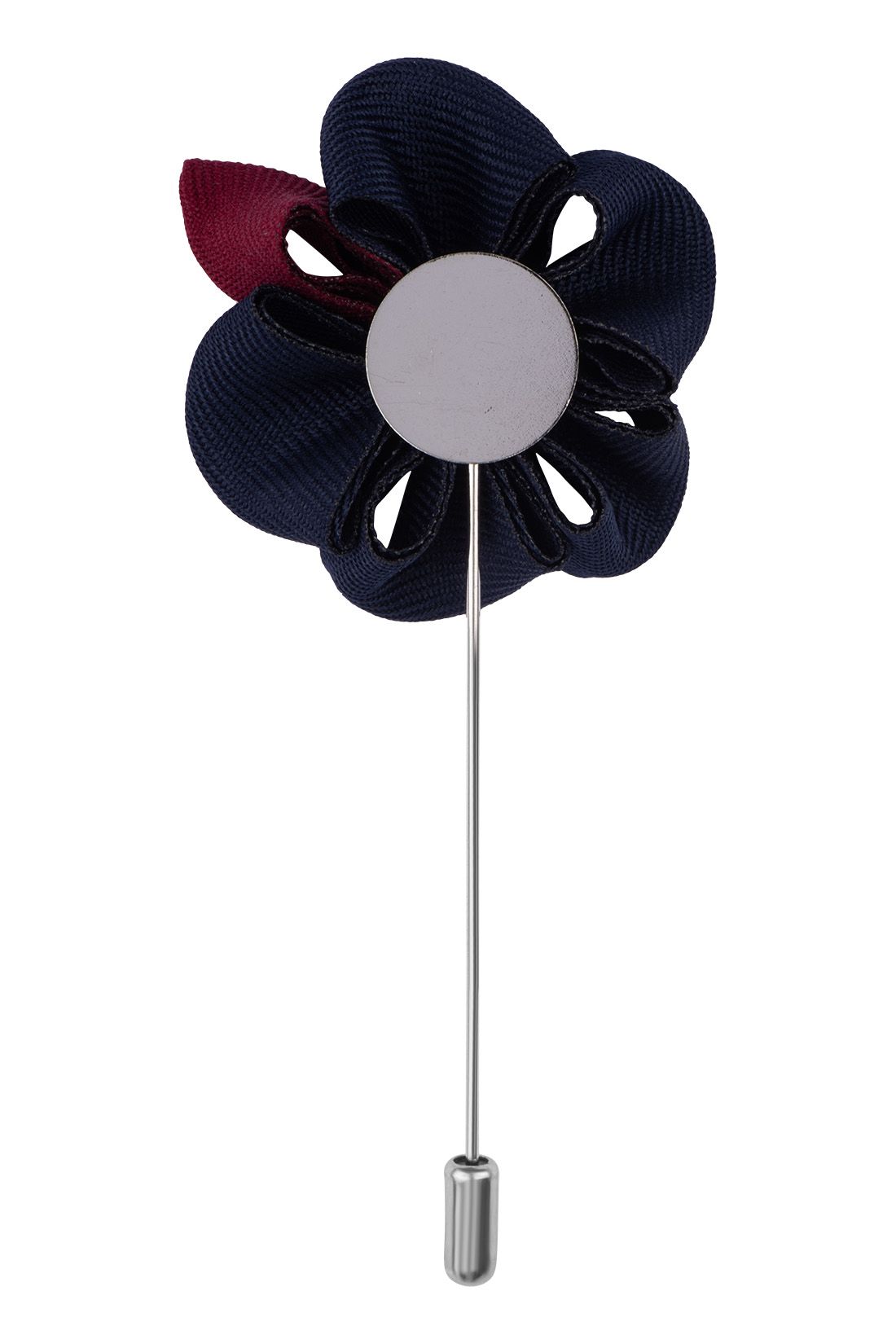 Gazania Blue Flower Lapel Pin for Men