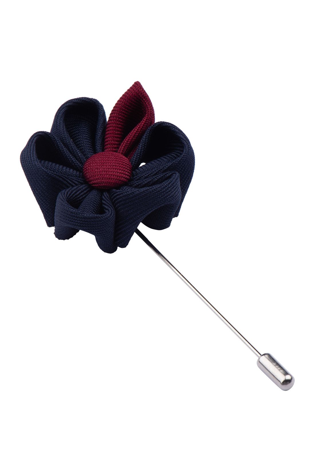 Gazania Blue Flower Lapel Pin for Men