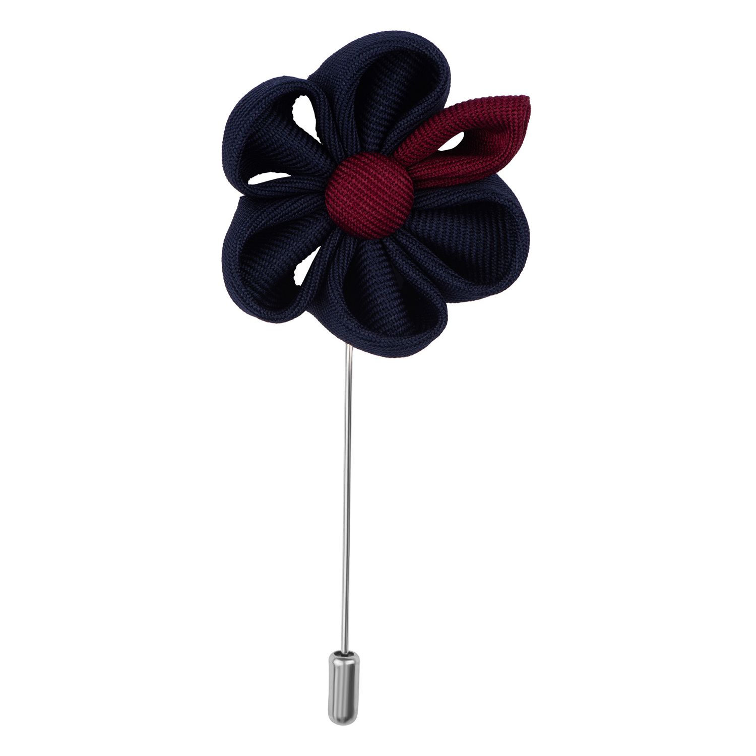 Gazania Blue Flower Lapel Pin for Men