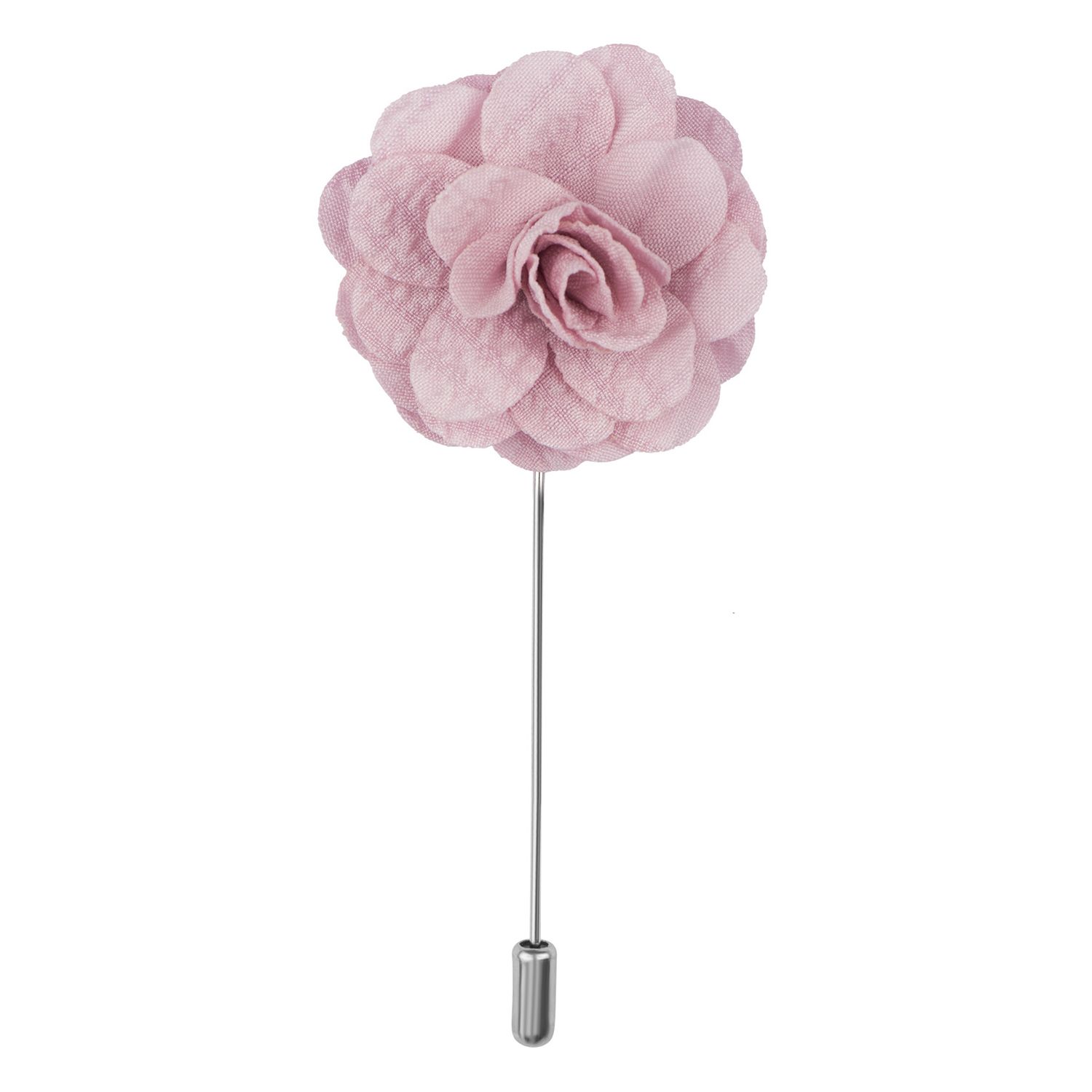 Crocus Pink Flower Lapel Pin for Men