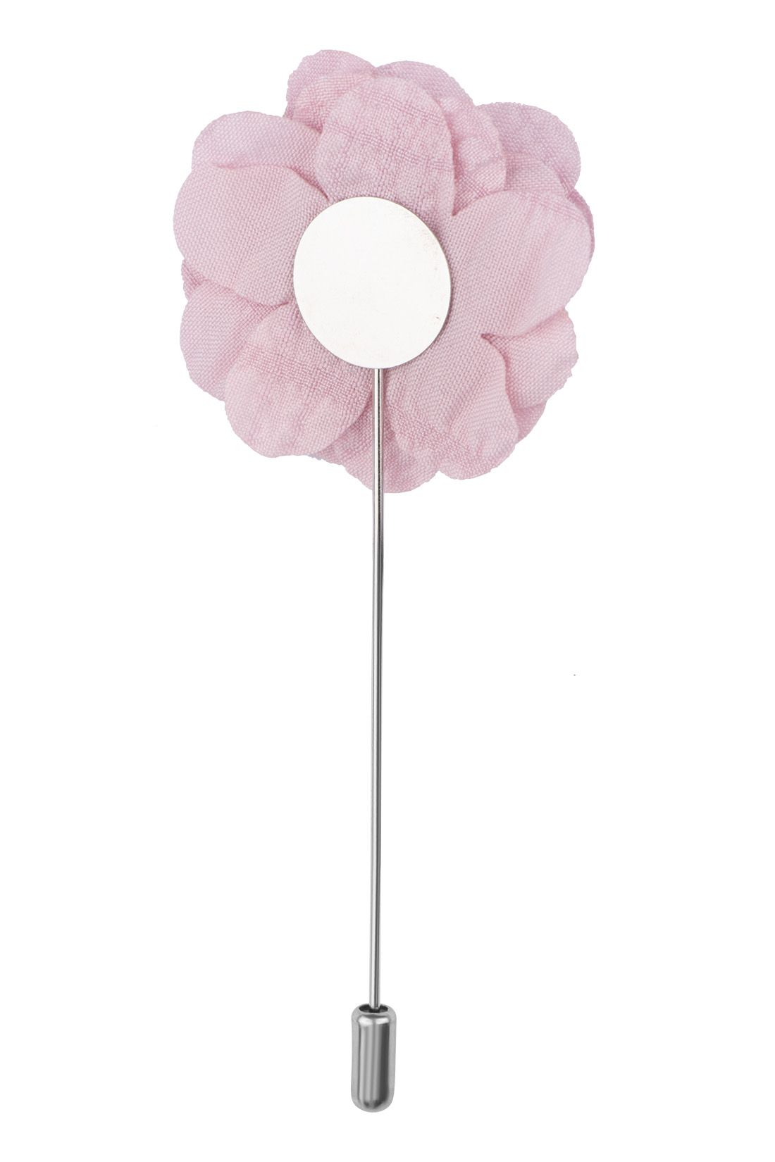 Crocus Pink Flower Lapel Pin for Men