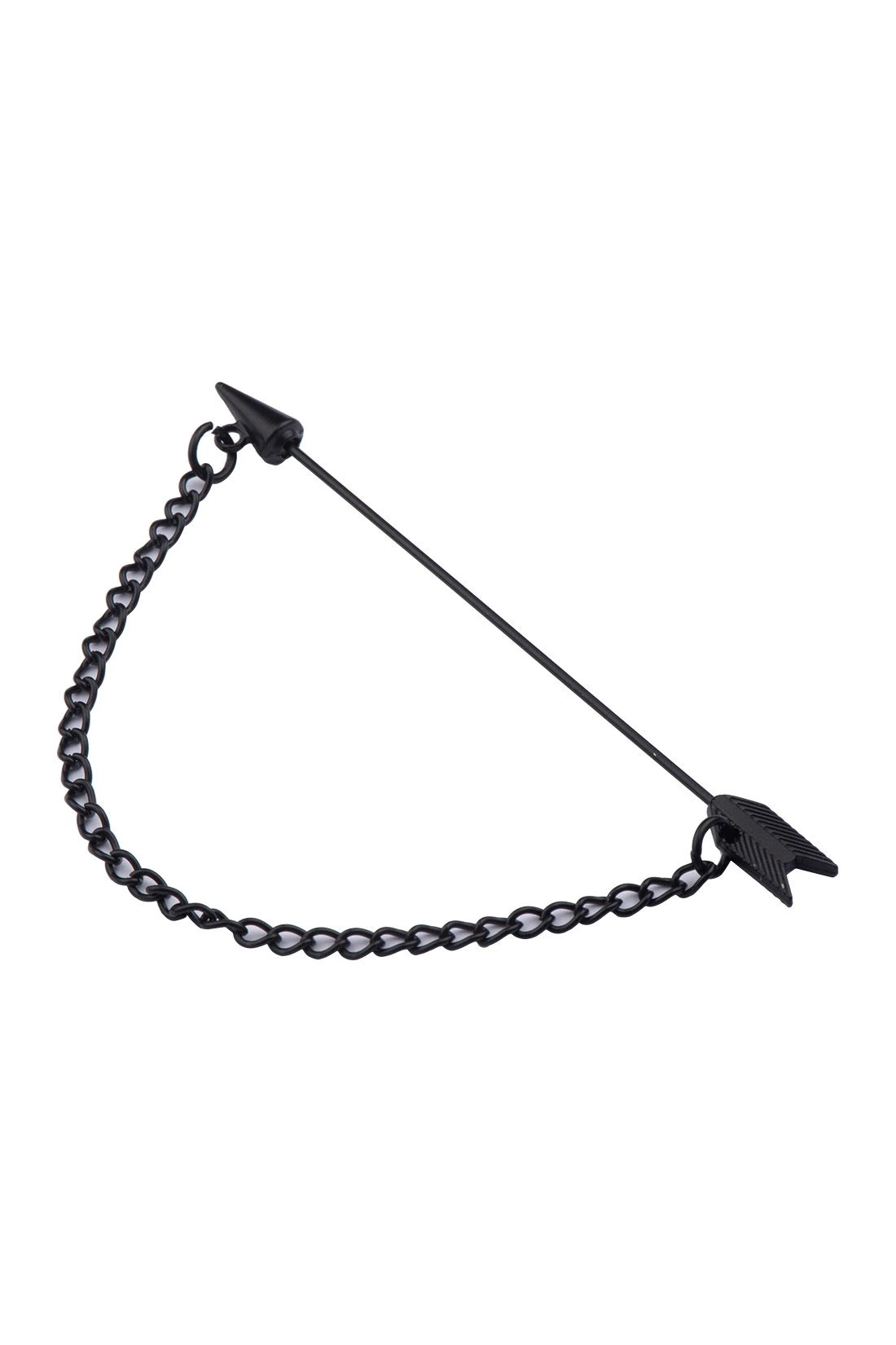 Black Lapel Pin Brass Accessory for Men