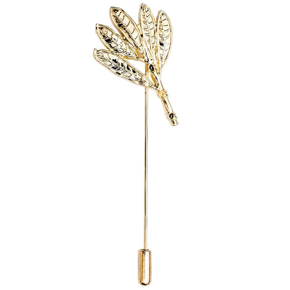 Weat Royalty Gold Brass Lapel Pin for Men
