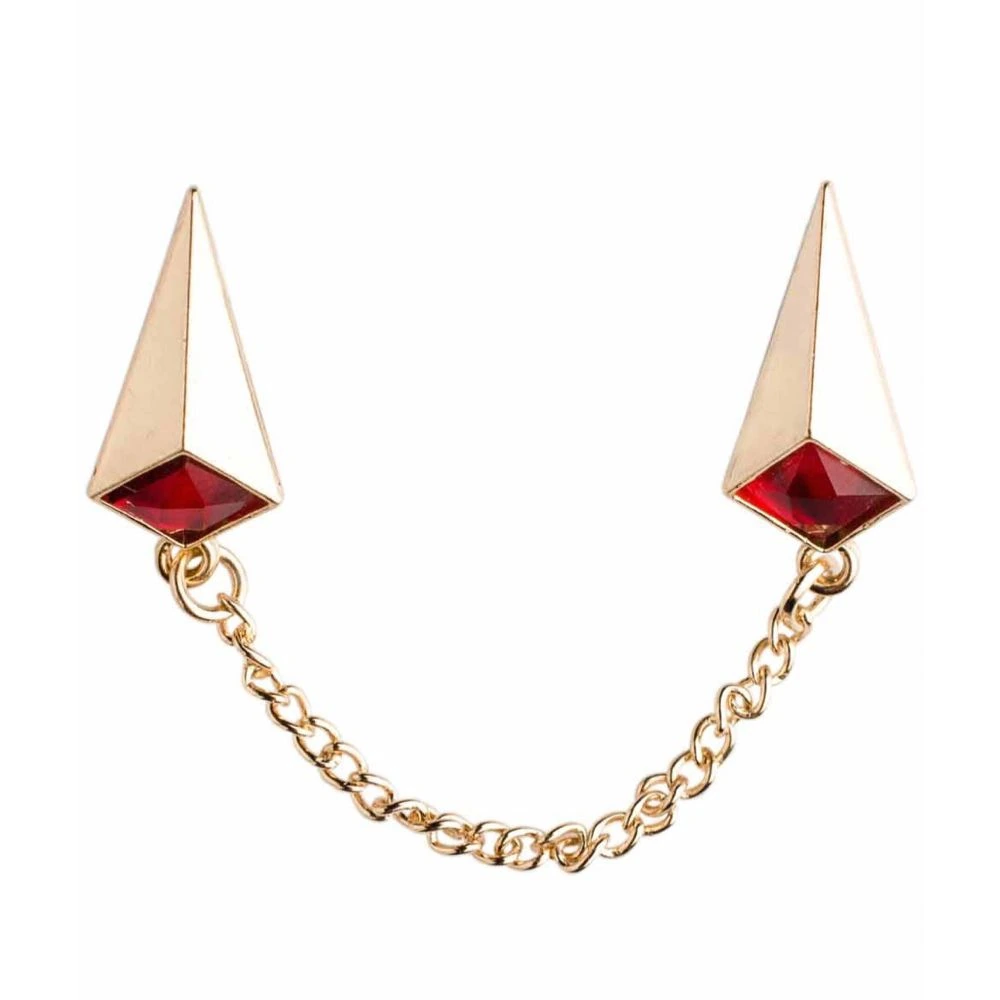 Froster Red Chain Brass Lapel Pin for Men