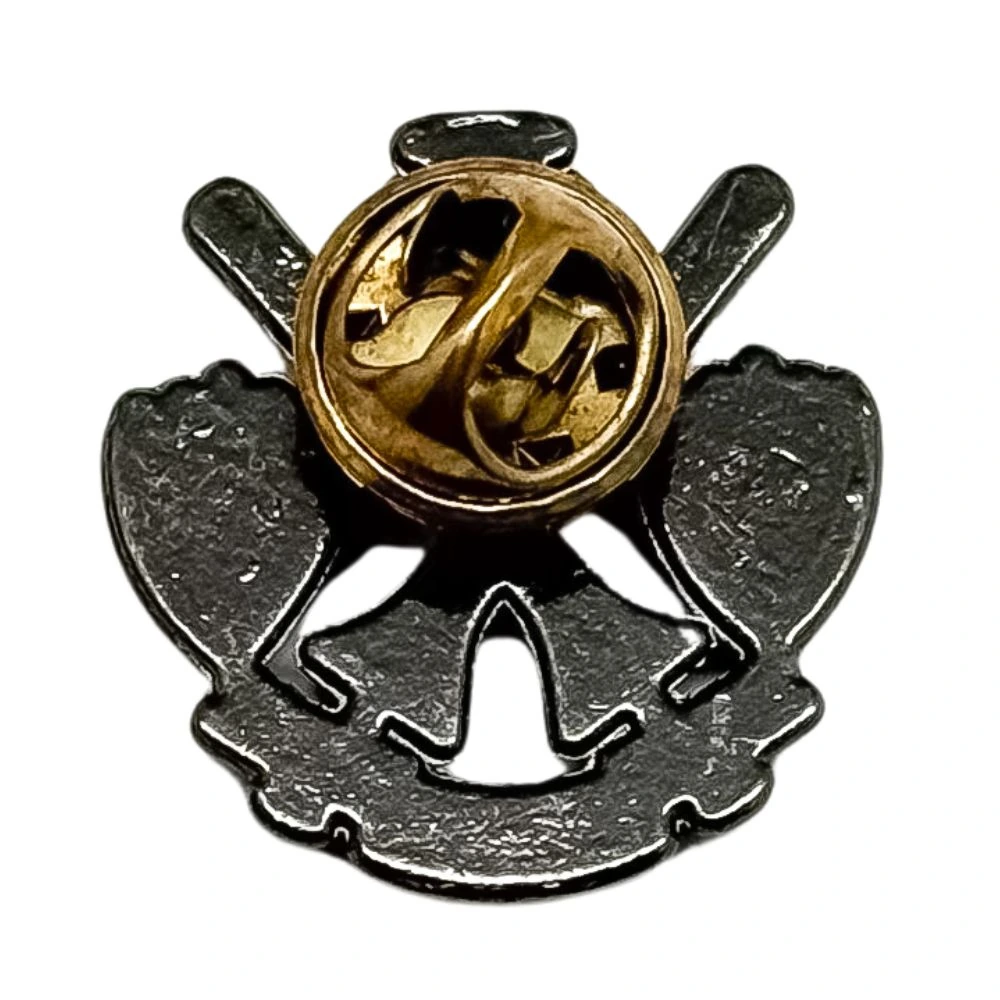 Regimental Gunmetal Brass Lapel Pin for Men