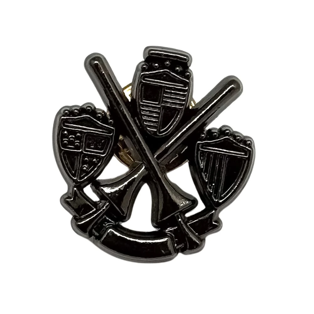Regimental Gunmetal Brass Lapel Pin for Men