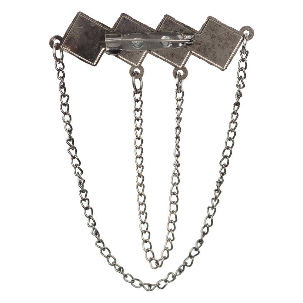 4 Square Multi Brass Lapel Pin for Men