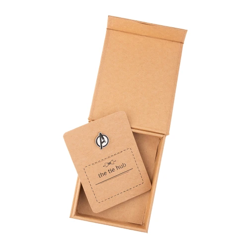 A Sysmbol Silver Brass Lapel Pin for Men