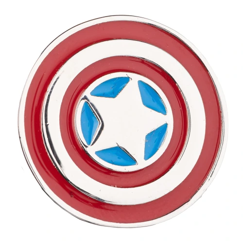 Star Shield Brass Lapel Pin for Men