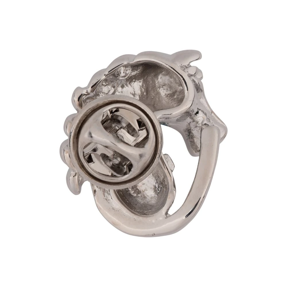 Silver Horse Metal Brass Lapel Pin for Men