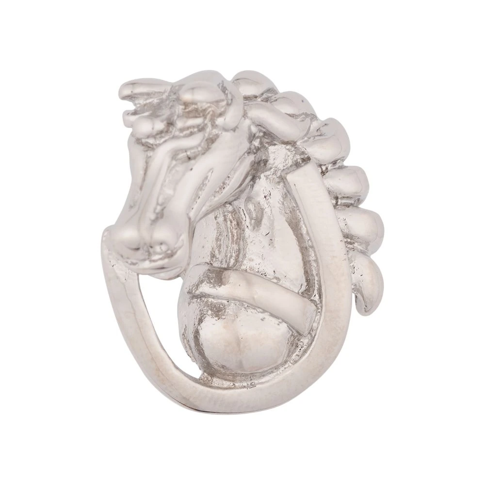 Silver Horse Metal Brass Lapel Pin for Men